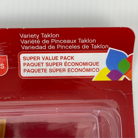 Craftsmart Jumbo Paint Brush Set of 12 NEW in package All Purpose Taklon Brushes - Picture 5 of 9